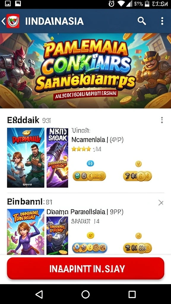 awanluck - Tampilan antarmuka pengguna yang menarik dan mudah dinavigasi.