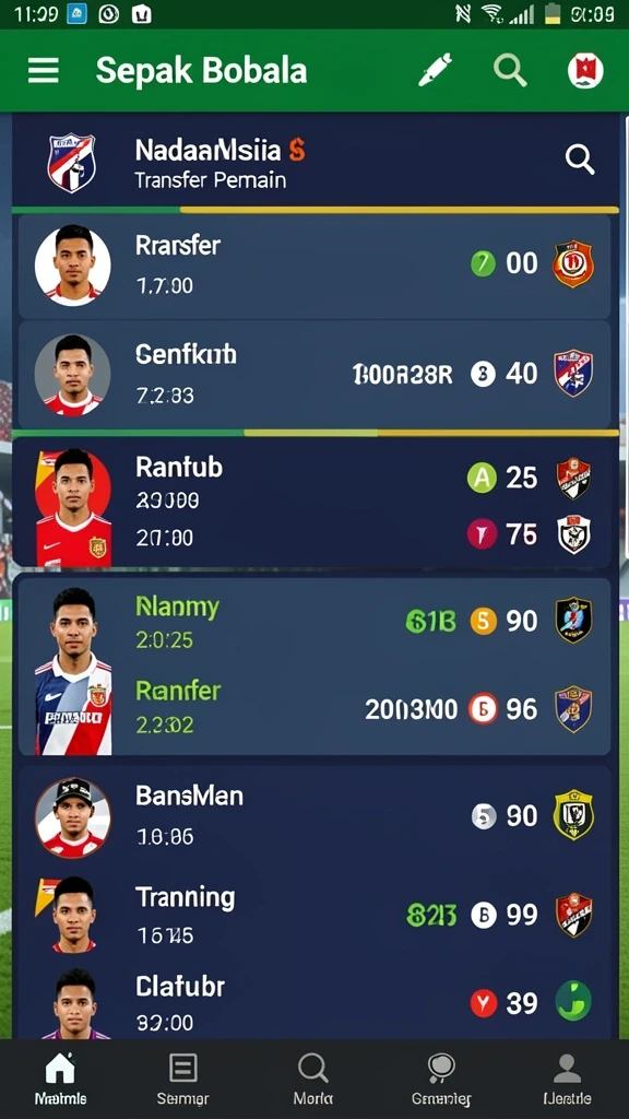 biwin - Menu pengaturan yang mudah diakses dan jelas.