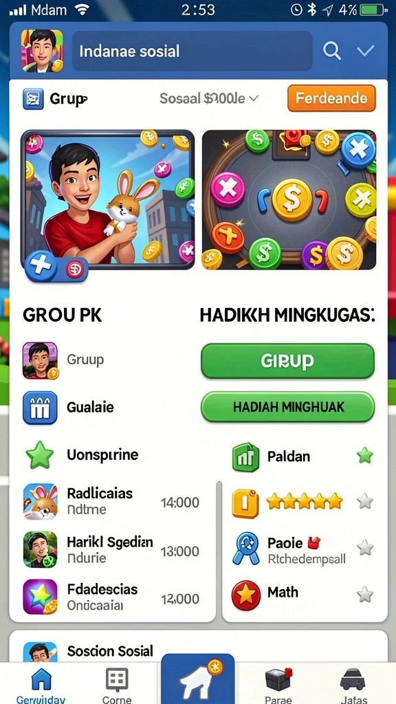ko857 - Karakter-karakter unik dengan kemampuan khusus.