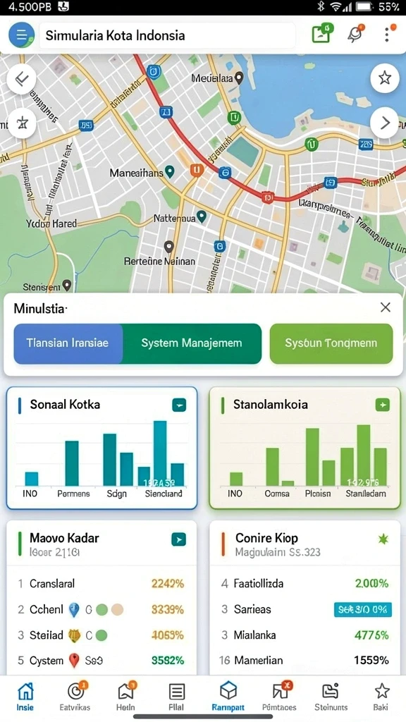 rpidwin - Tampilan menu awal RPIDWIN yang menarik.